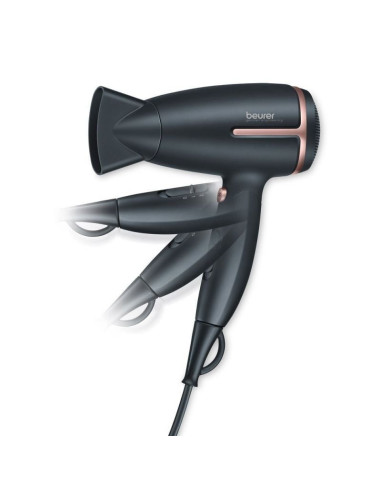 Secador beurer hc-25/ 1600w/ iónico/ negro