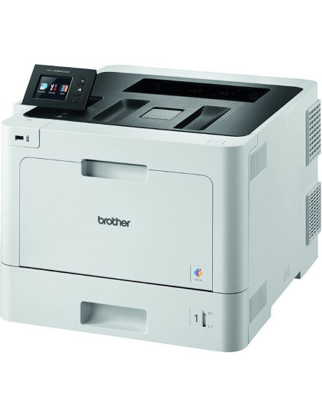 Impresora láser color brother hl-l8360cdw wifi/ dúplex/ blanca