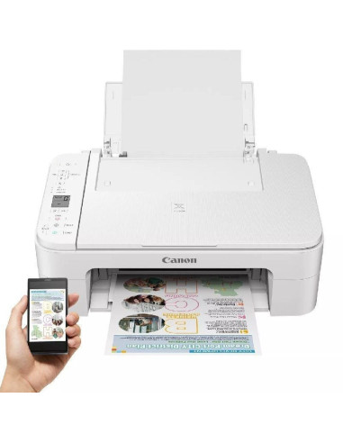 Multifunción canon pixma ts3351 wifi/ blanca