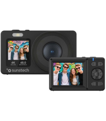 Cámara digital sunstech dcam4825/ 48mp/ zoom óptico 18x/ negra