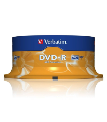 Dvd-r verbatim advanced azo 16x/ tarrina-25uds