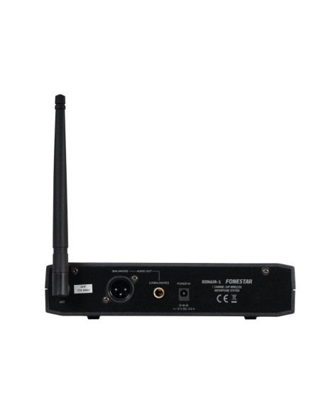 Micrófono inalámbrico de mano uhf fonestar sonair-1m/ incluye receptor