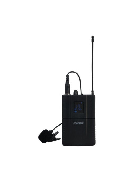 Micrófono inalámbrico de petaca uhf fonestar sonair-1p/ incluye receptor