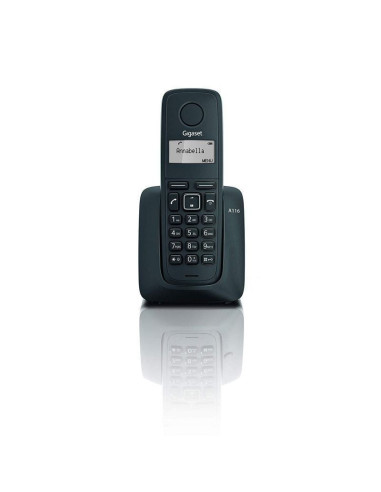 Teléfono inalámbrico gigaset a116/ negro