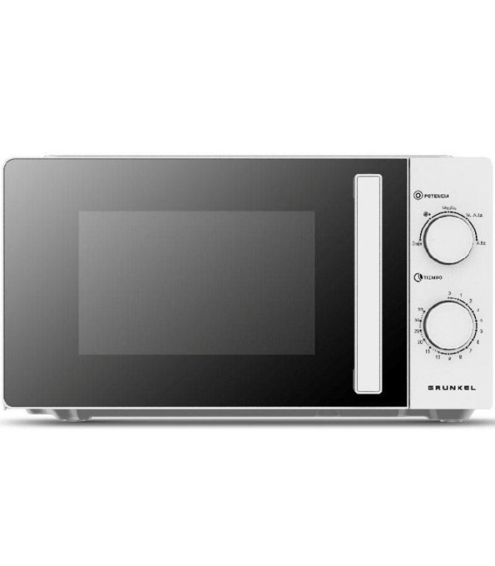 Microondas grunkel mw-20easy/ 700w/ capacidad 20l/ blanco