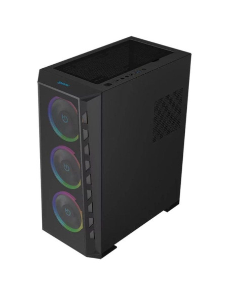 Caja gaming semitorre hiditec mh12 metal mesh