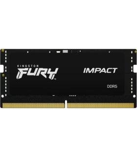 Memoria RAM Kingston FURY Impact 32GB/ DDR5/ 5600MHz/ 1.1V/ CL40/ SODIMM