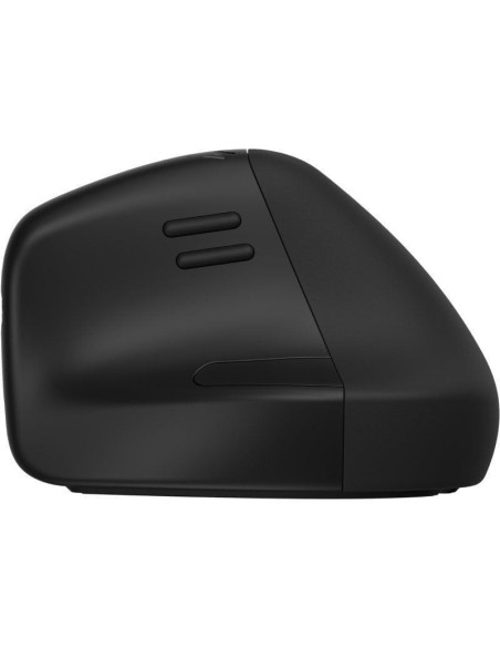 Ratón ergonómico inalámbrico por bluetooth/ 2.4ghz hp 925/ batería recargable/ hasta 1200 dpi/ negro