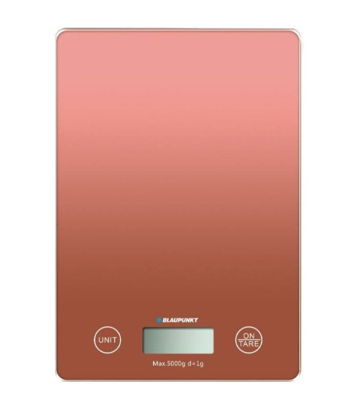 Báscula de cocina electrónica blaupunkt bp4013/ hasta 5kg/ naranja claro