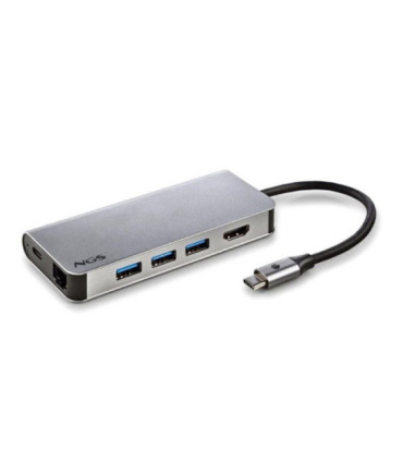 Docking usb tipo-c ngs wonderdock8/ 3xusb/ 1xusb tipo-c dp/ 1xhdmi 4k/ 1xrj45/ 1xlector tarjetas sd
