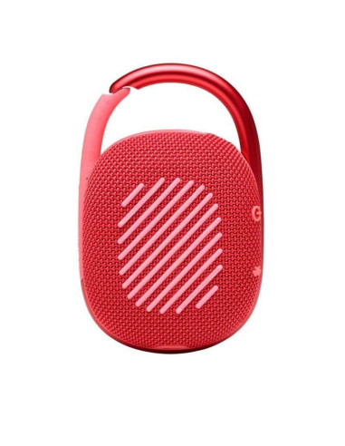 Altavoz con bluetooth jbl clip 4/ 5w/ 1.0/ rojo