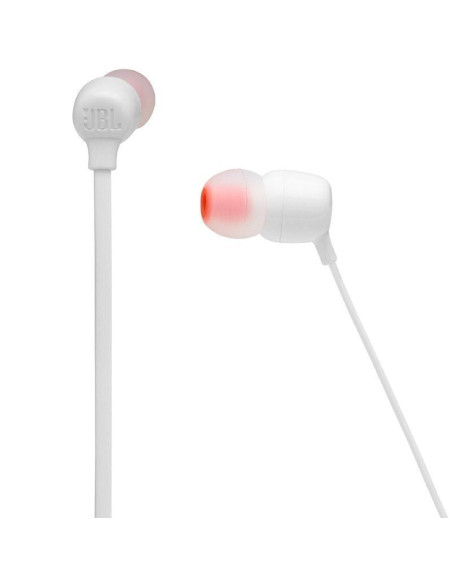Auriculares inalámbricos intrauditivos jbl tune 125bt/ con micrófono/ bluetooth/ blancos