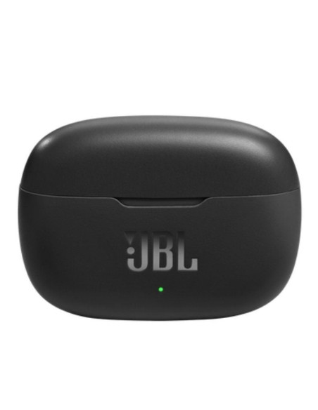 Auriculares bluetooth jbl wave 200tws con estuche de carga/ autonomía 5h/ negros