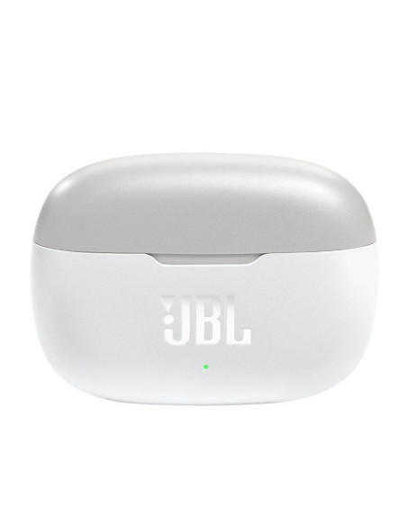 Auriculares bluetooth jbl wave 200tws con estuche de carga/ autonomía 5h/ blancos