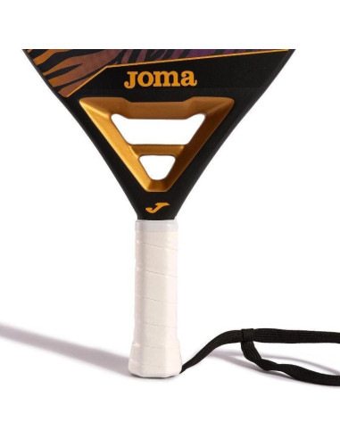 Pala de pádel joma tournament/ negra y naranja