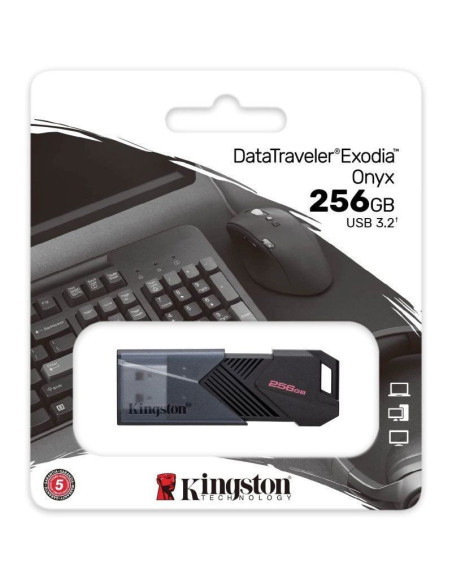 Pendrive 256gb kingston datatraveler exodia onyx usb 3.2
