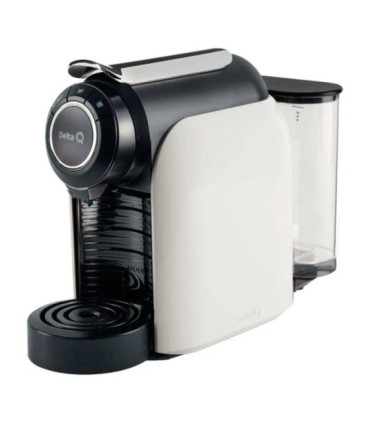 Cafetera de cápsulas delta qool evolution/ blanca