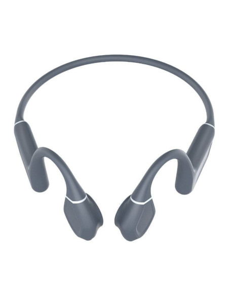 Auriculares inalámbricos deportivos de conducción ósea leotec osea kuri/ con micrófono/ bluetooth/ grises