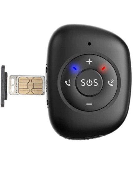 Localizador leotec tracker 4g/ negro