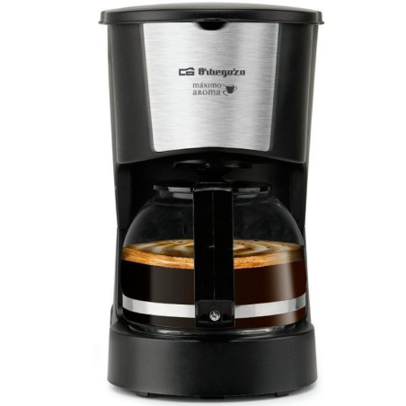 Cafetera de goteo orbegozo cg 4206/ 6 tazas/ negra