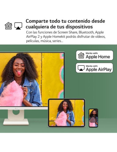 Smart monitor lg myview 32sr50f-w 31.5'/ full hd/ smart tv/ multimedia/ blanco