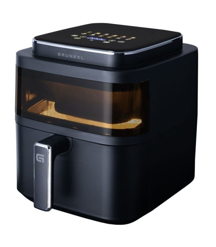 Freidora por aire airfryer / sin aceite grunkel black light fryer/ 1400w/ capacidad 6l