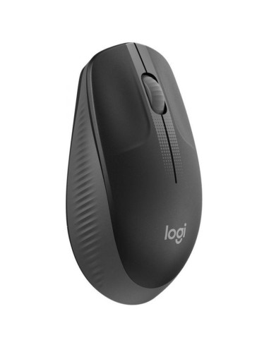 Ratón inalámbrico logitech m190/ hasta 1000 dpi/ gris marengo