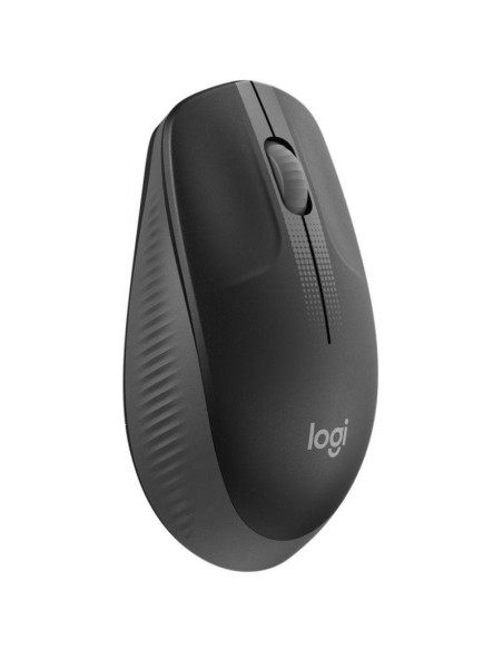 Ratón inalámbrico logitech m190/ hasta 1000 dpi/ gris marengo