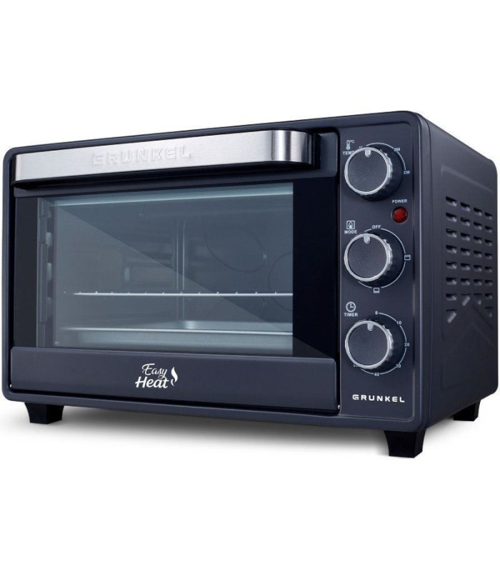 Horno de sobremesa grunkel hr-23easy/ 1600w/ capacidad 23l