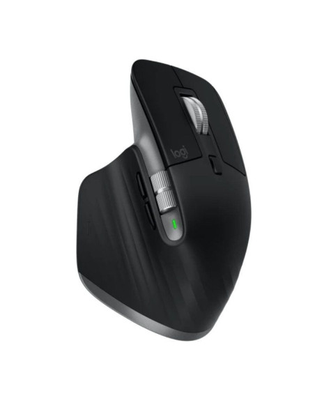 Ratón ergonómico inalámbrico por bluetooth logitech mx master 3s for mac/ batería recargable/ hasta 8000 dpi/ gris espacial