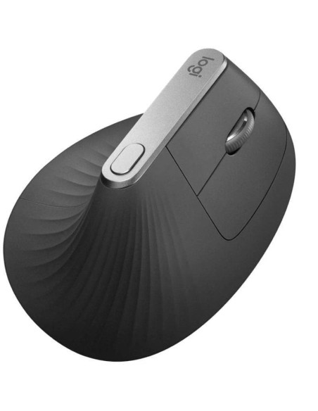 Ratón ergonómico inalámbrico por bluetooth logitech vertical mx/ batería recargable/ hasta 4000 dpi