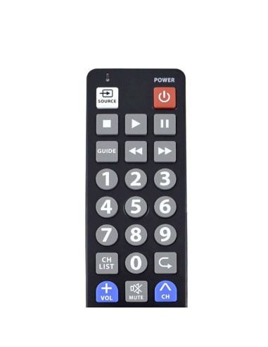 Mando para tv samsung tmurc502 compatible con samsung/ lg/ philips/ sony/ panasonic