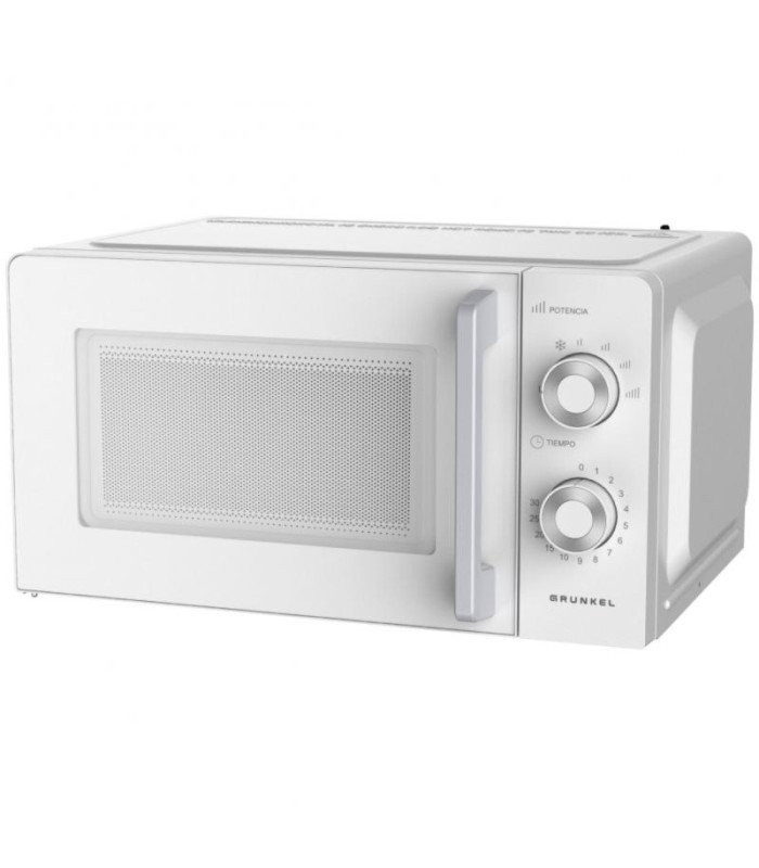 Microondas grunkel mw-20mg/ 700w/ capacidad 20l/ blanco