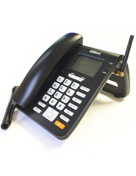 Teléfono maxcom mm28d/ negro