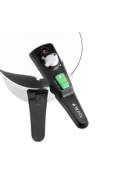 Olla a presión monix quick/ ø22cm/ 6l/ acero inoxidable