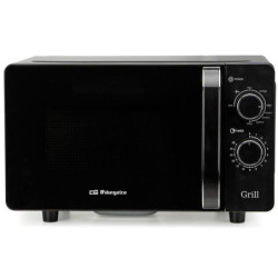 Microondas orbegozo mig 2071 ce/ 700w/ capacidad 20l/ función grill/ negro