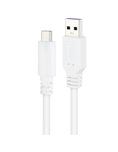 Cable usb 2.0 nanocable 10.01.2102-w/ usb tipo-c macho - usb macho/ 2m/ blanco