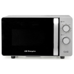 Microondas orbegozo mig 2072 ce/ 700w/ capacidad 20l/ función grill/ gris
