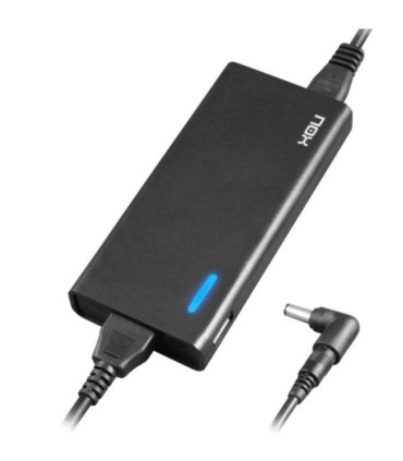 Cargador de portátil nox nxpwr90nb/ 1xusb/ 90w/ automático/ 10 conectores/ voltaje 15-20v