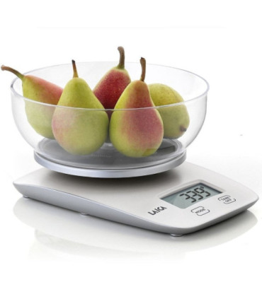 Báscula de cocina electrónica laica ks1060w/ hasta 5kg