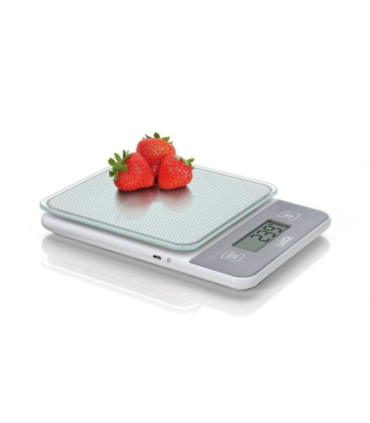 Báscula de cocina electrónica laica ks1320/ hasta 5kg/ plata