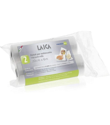 Bolsa para envasar al vacío laica vt3508/ 20 x 600cm