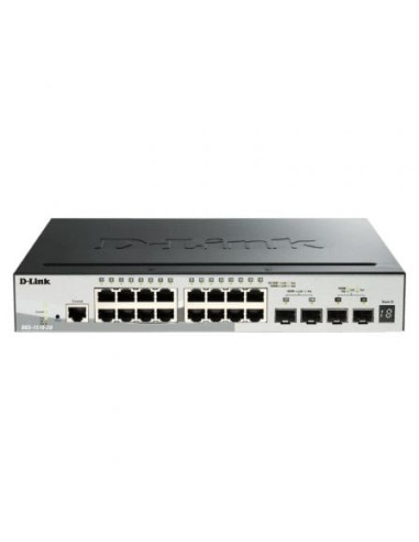 Switch d-link dgs-1510-20 20 puertos/ gigabit 10/100/1000/ sfp