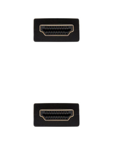 Cable hdmi 2.0 4k nanocable 10.15.3803/ hdmi macho - hdmi macho/ 3m/ negro