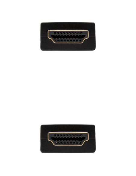 Cable hdmi 2.0 4k nanocable 10.15.3803/ hdmi macho - hdmi macho/ 3m/ negro