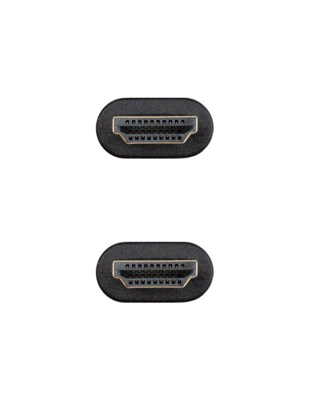 Cable hdmi 2.0 4k ccs nanocable 10.15.3907/ hdmi macho - hdmi macho/ 7m/ negro