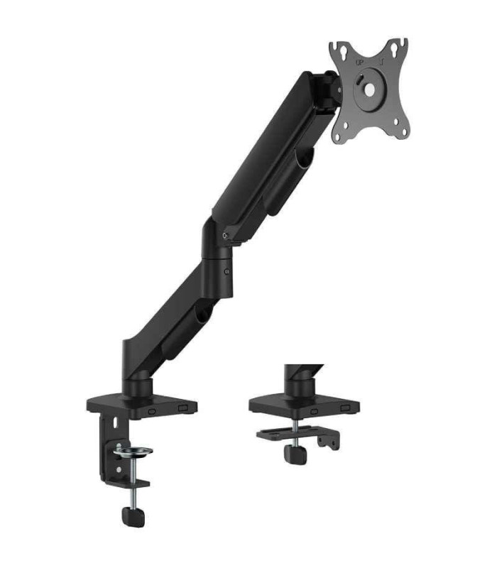 Soporte de mesa con contrapeso para monitor aisens dt32tsr-355/ giratorio/ inclinable/ hasta 9kg