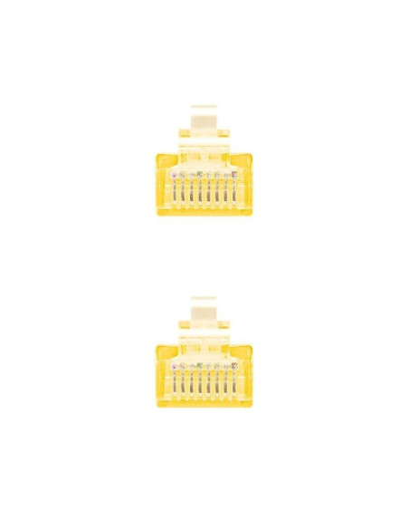 Cable de red rj45 utp nanocable 10.20.0400-l25-y cat.6/ 25cm/ amarillo