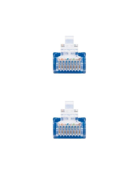 Cable de red rj45 utp nanocable 10.20.0401-bl cat.6/ 1m/ azul