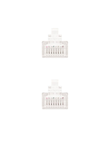 Cable de red rj45 utp nanocable 10.20.0402-w cat.6/ 2m/ blanco